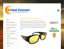 Tablet Screenshot of idealeyewear.com
